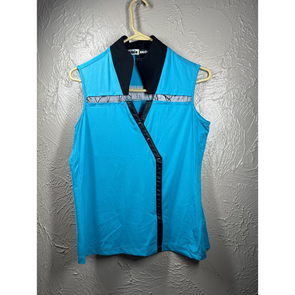 Jamie Sadock Golf Tank Top Women's Teal Sleeveless Pullover‎ Golf Top Size Small
